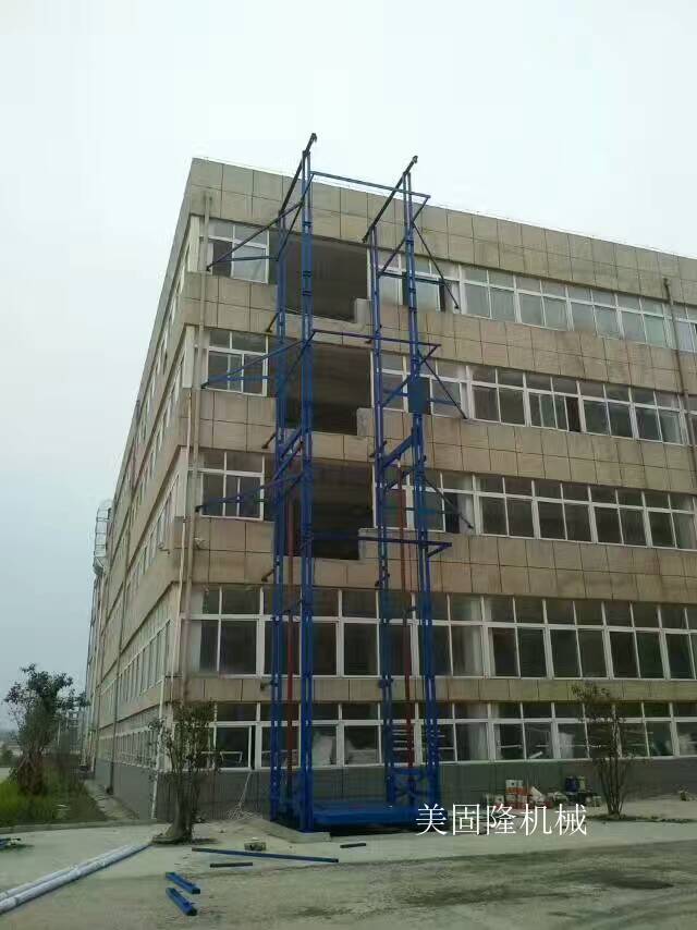 丽江室外双臂导轨式升降机厂家